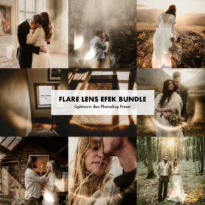 Flare Lens Efek Bundle – Lightroom & Photoshop Preset